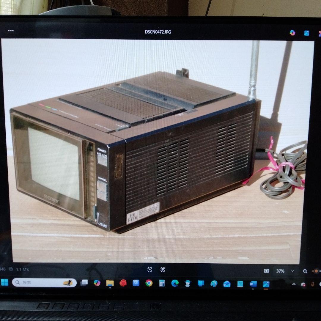 SONY TRINITRON COLOR TV KV-6X2 ポータブルテレビ