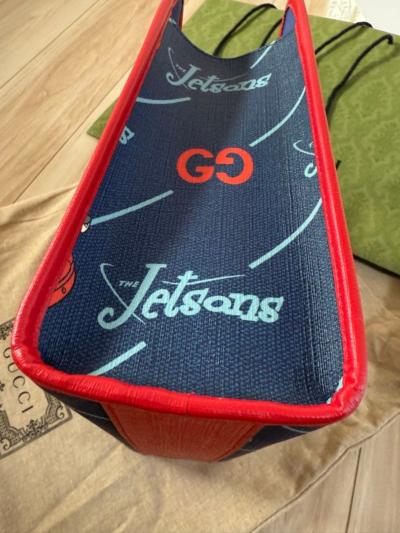 新品未使用グッチ　グッチ　チルドレン　タグあり jetsons トート