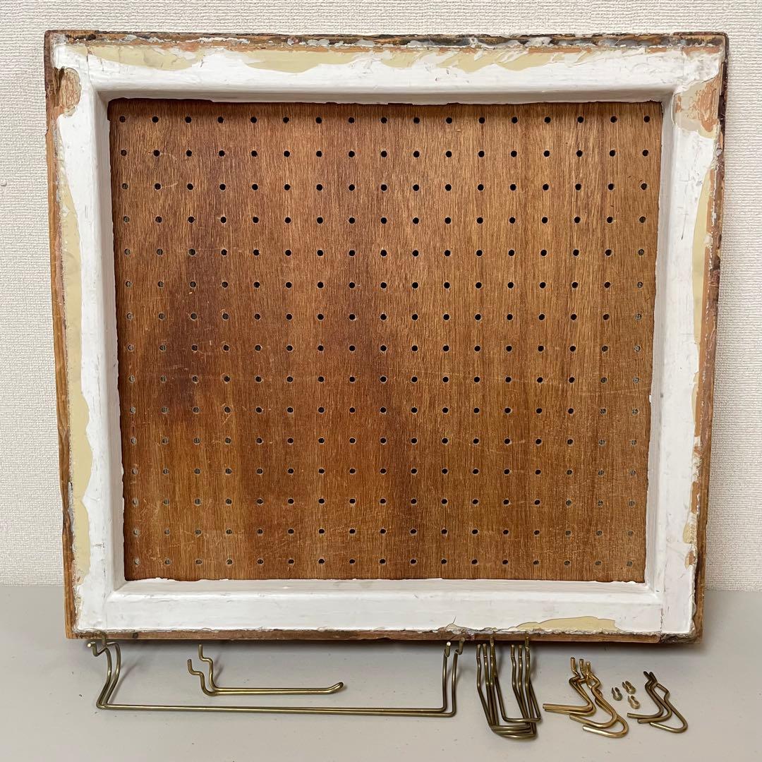 ACME Furniture 有孔ボード パンチングボード ペグボード フック付