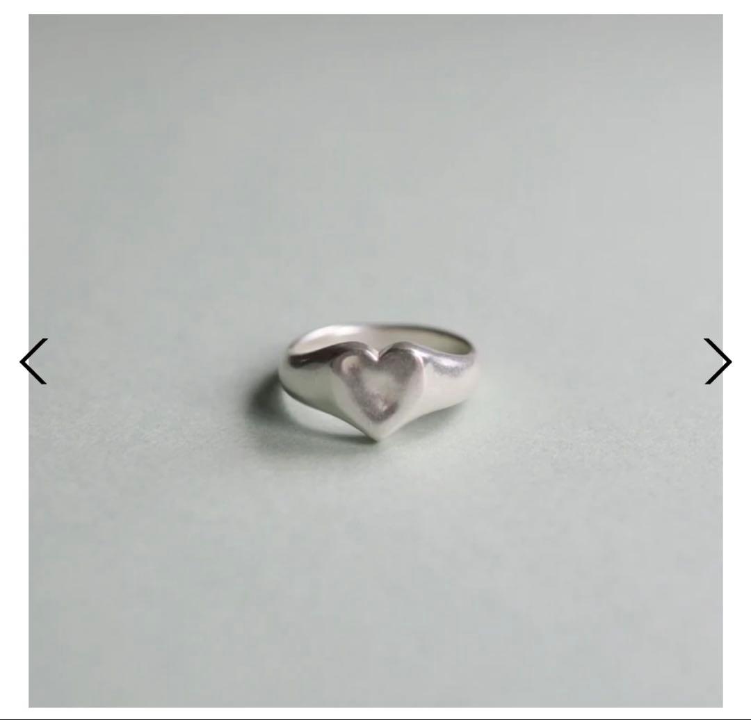 TEN. ハートシグネットリング 15号