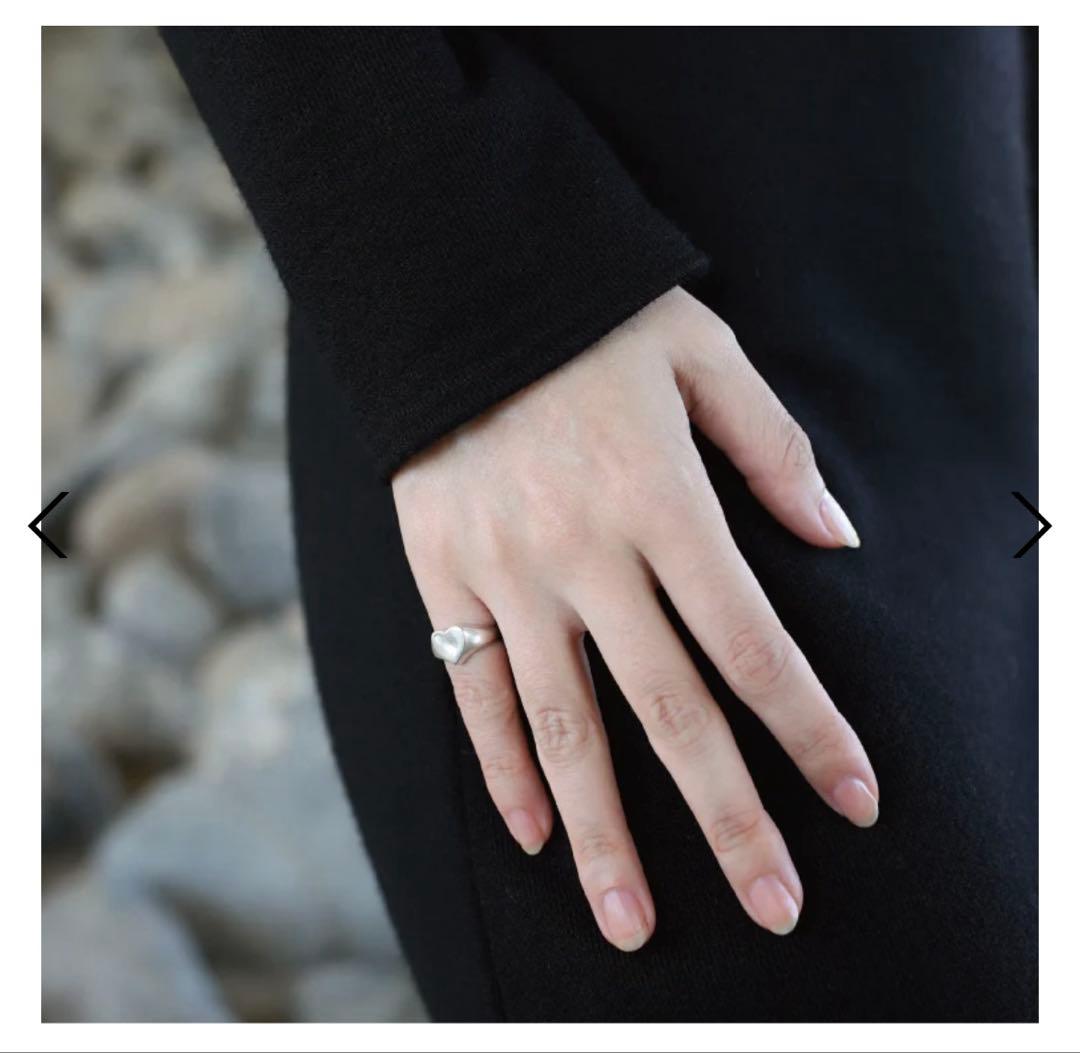 TEN. ハートシグネットリング 15号