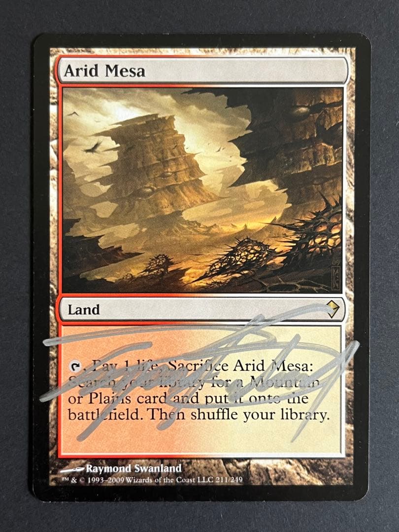 MTG 乾燥台地 Arid Mesa 英語 サインド