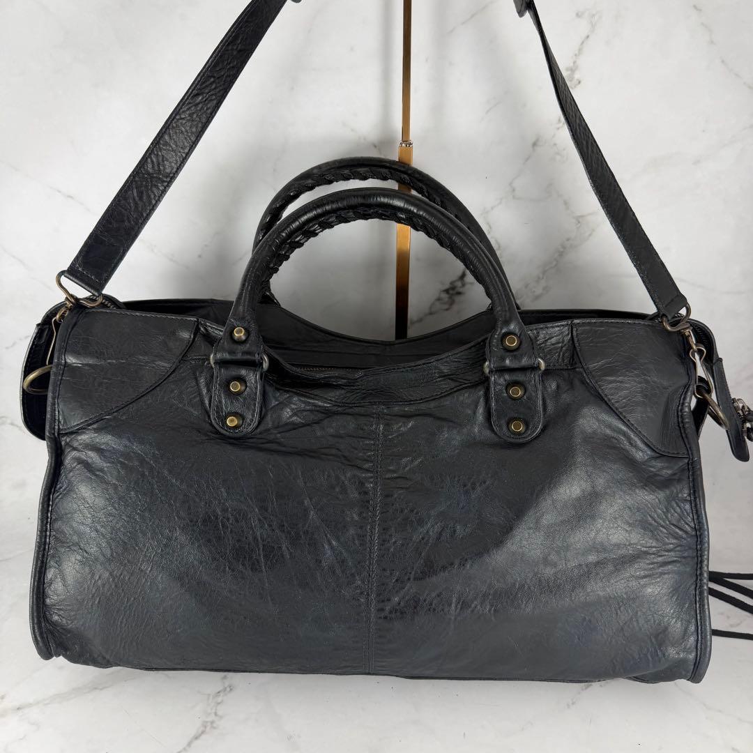 バレンシアガ ザシティ ミディアム 2way ショルダーバッグ ハンドバッグ