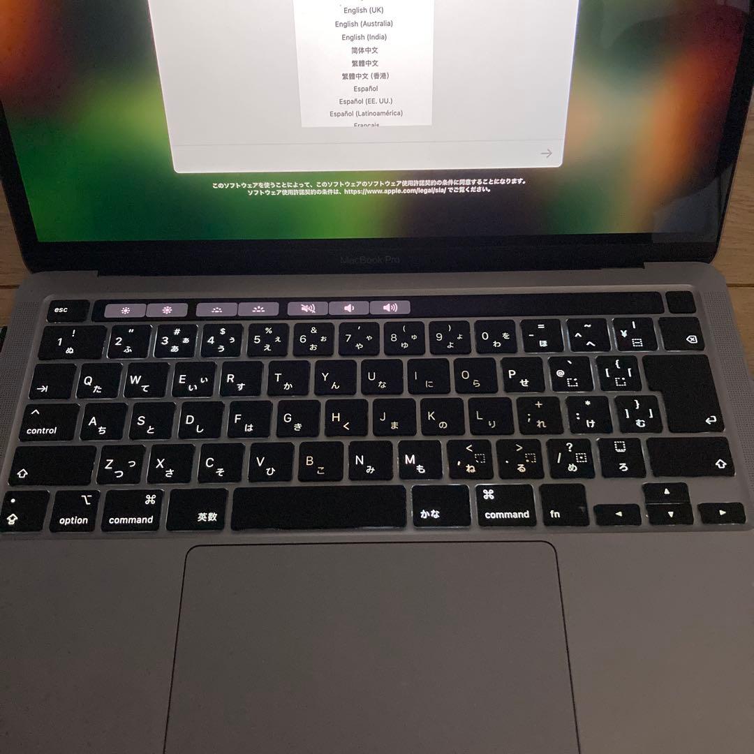 Macbook Pro 2020年モデル A2289