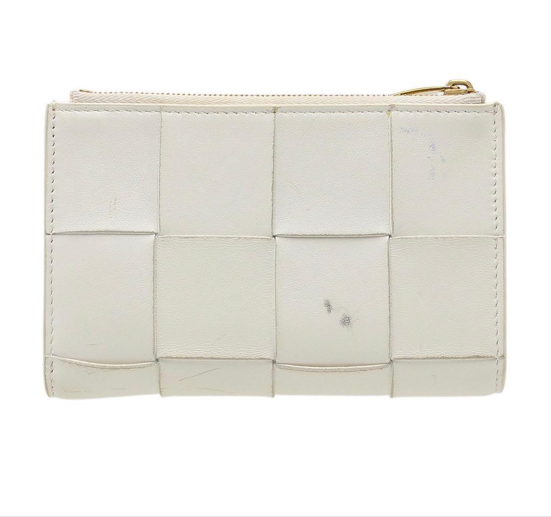 S2092 ボッテガヴェネタ カセット マキシイントレチャート二つ折り財布