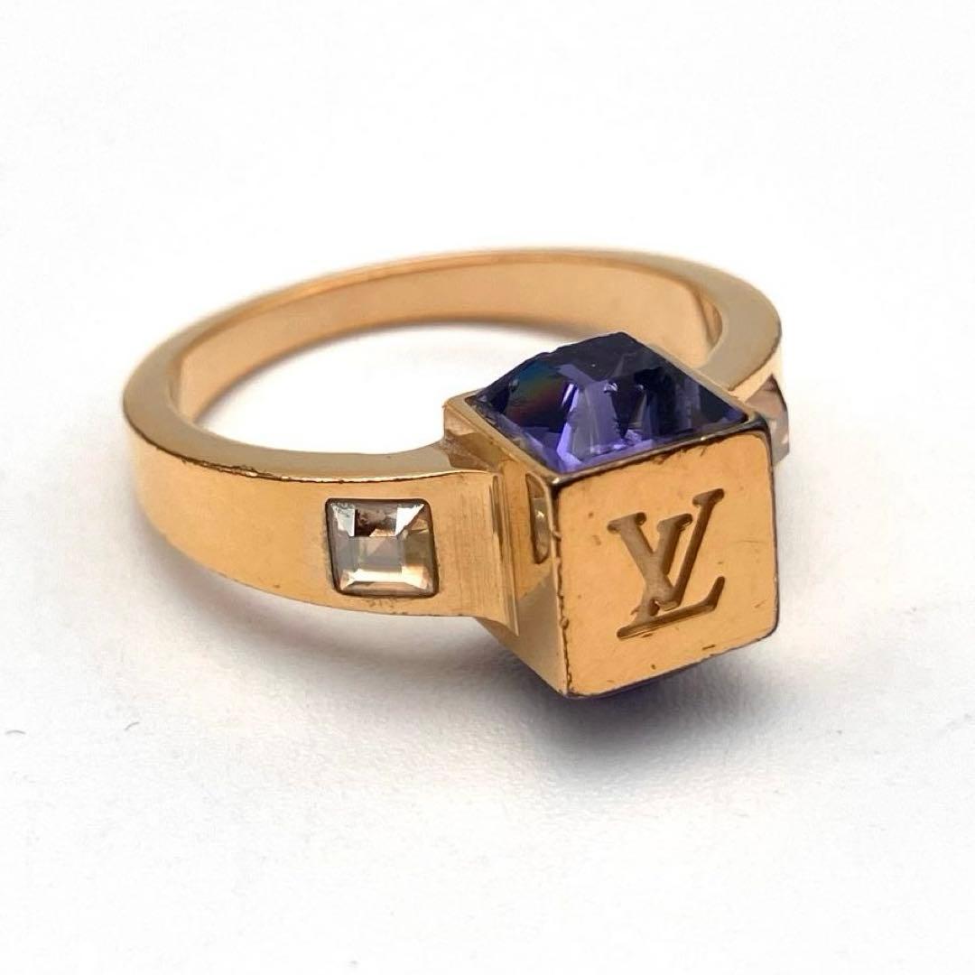 ルイ ヴィトン バーグ ギャンブル リング 指輪 Lサイズ 17号相当