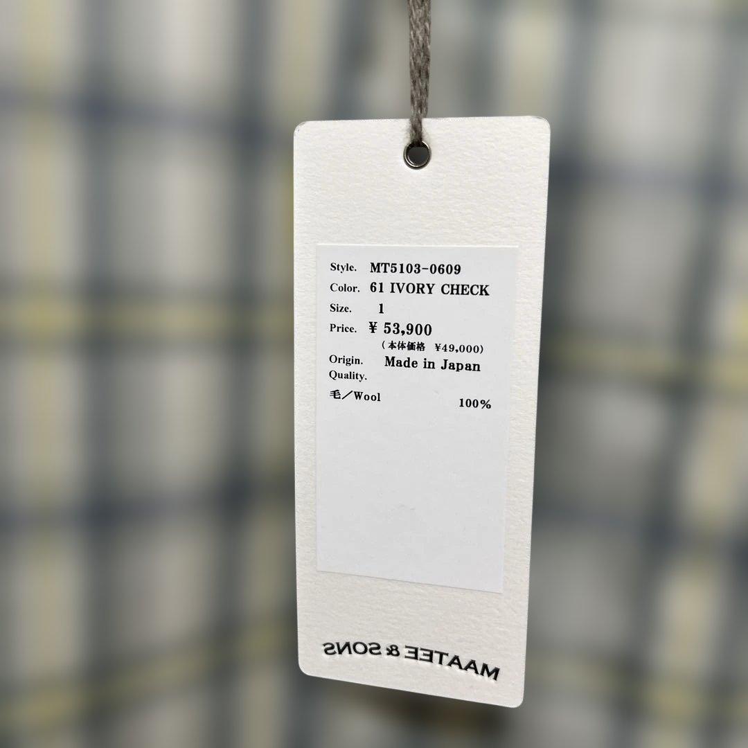 トップス MAATEE&SONS \"H Wool\" Open Collar Shirt