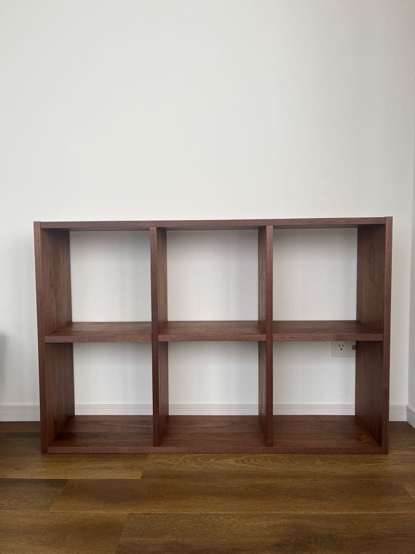 杉工場　木と風　ウォールナット　国産　オープンシェルフ