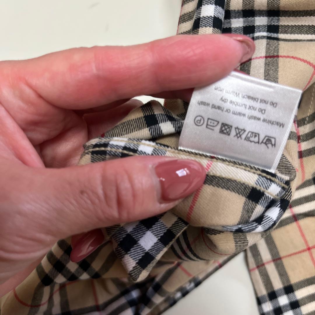Burberry 長袖シャツ ベージュ・チェック