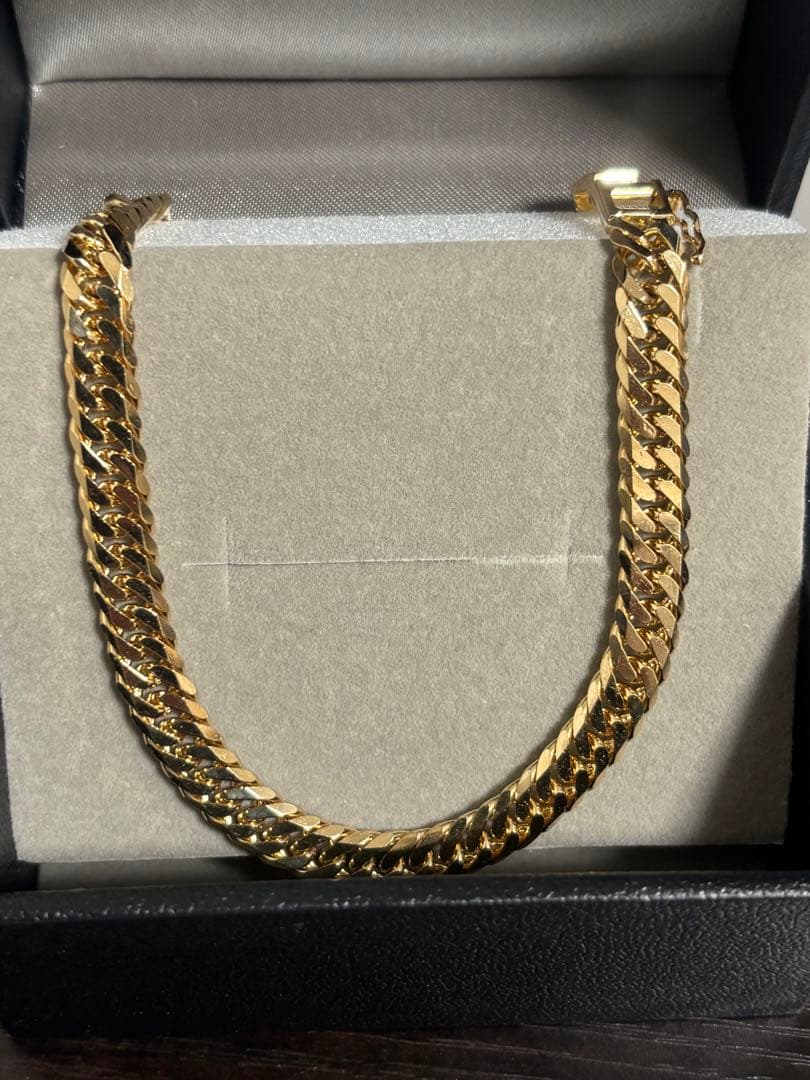 K18 喜平　金ブレスレット　18cm 20.5g 6面ダブル　造幣局マークあり