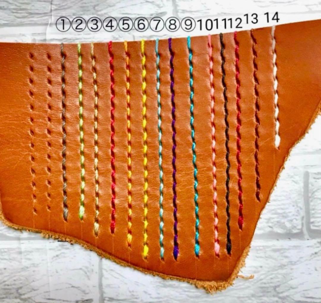 栃木レザー　キャメル　iPhoneケース　2枚ポケット付き　手帳型　本革