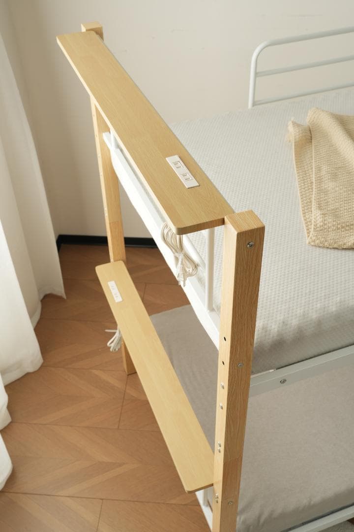 【高さ150cm】ロフトベッド パイプベッド シングル ロータイプ 分割可能