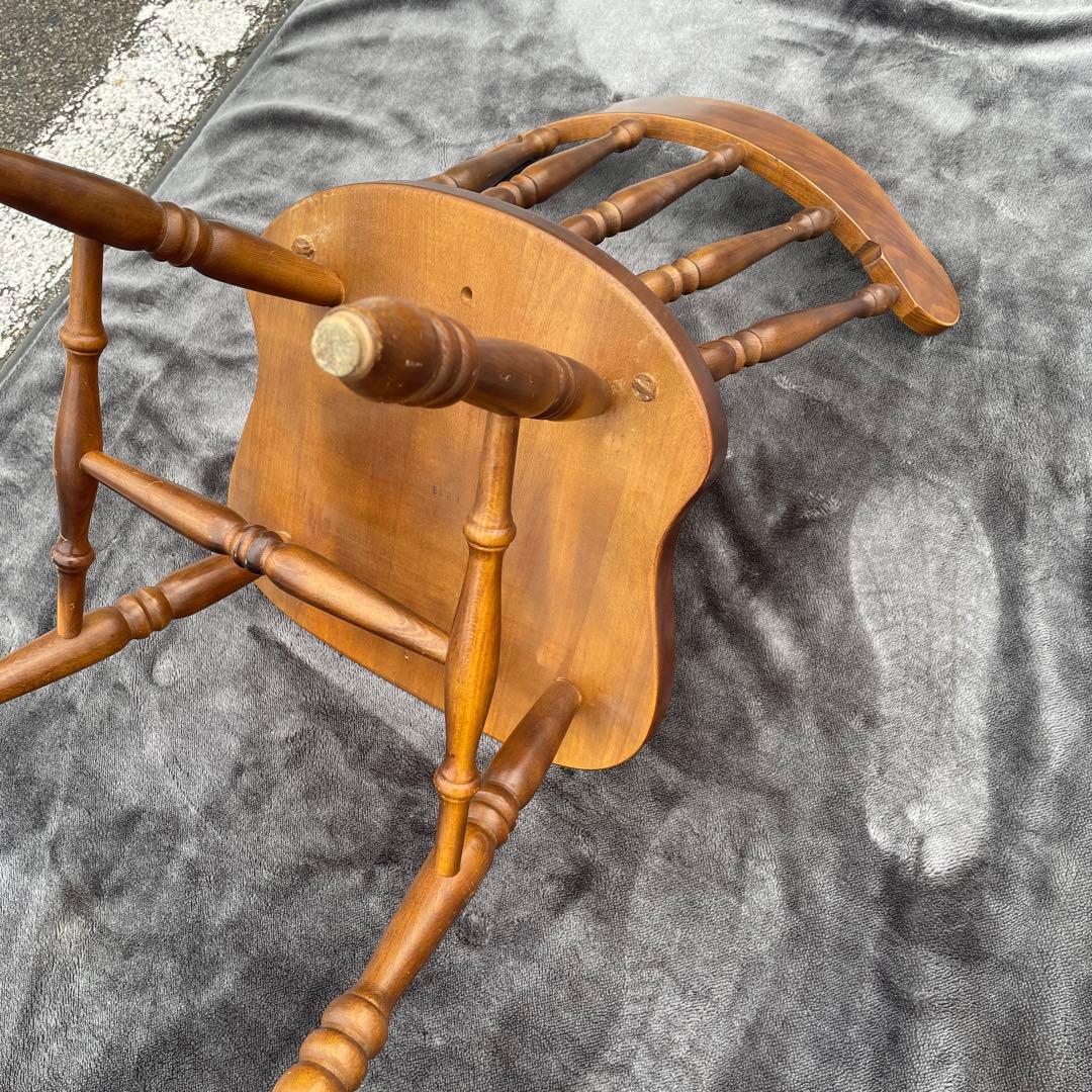 キツツキマーク 飛騨産業 ダイニングチェア 木製チェア