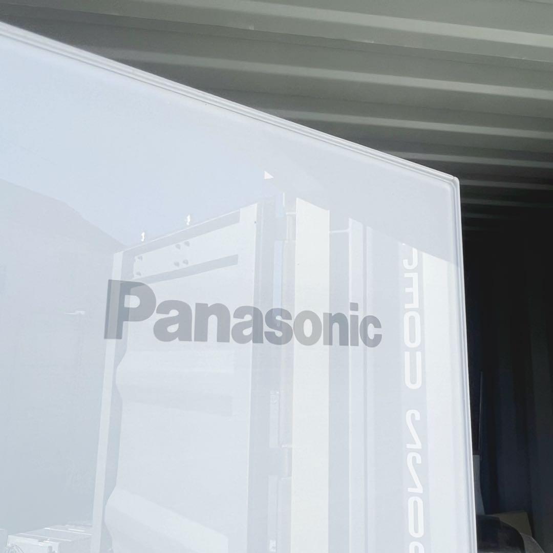 取付無料！パナソニックパーシャル搭載ガラスホワイト600L大容量冷蔵庫！洗濯機