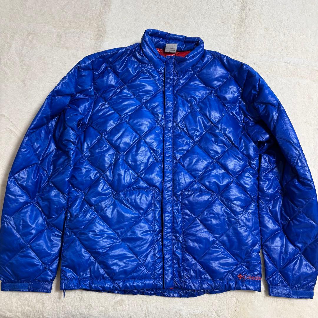 美品Columbia 00s puffy jacket メンズXL青キルティング