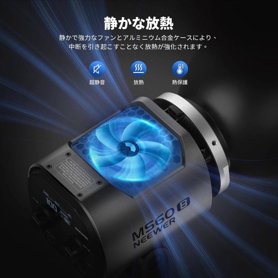 【新品】NEEWER MS60B LEDビデオライト 6カラーディフューザー