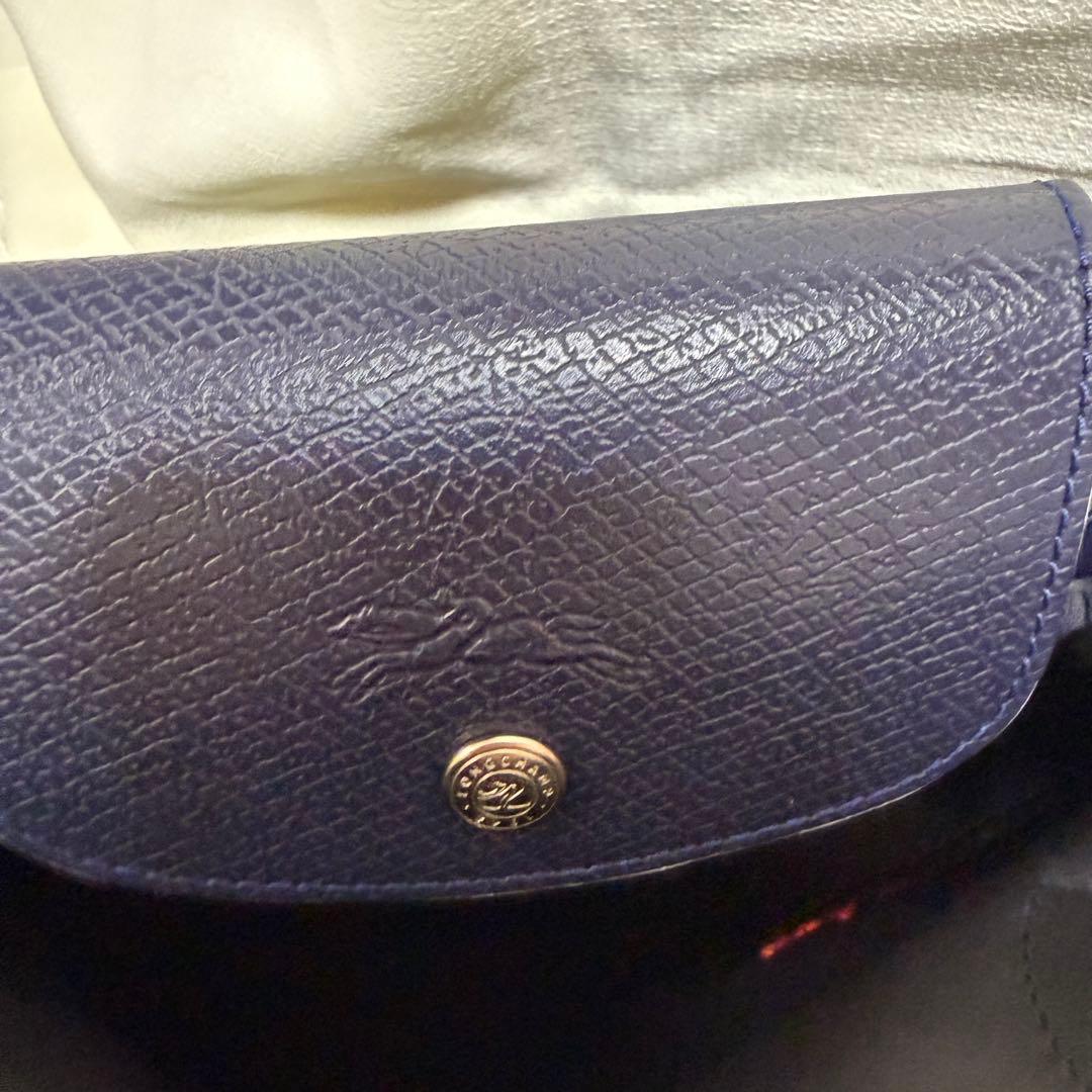 ロンシャン　建国記念限定　 折り畳みトートナイロンバッグ　ネイビー　トレパリ