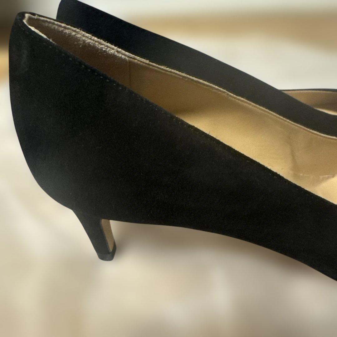 セルジオロッシ　パンプス　ブラック　スエード　38