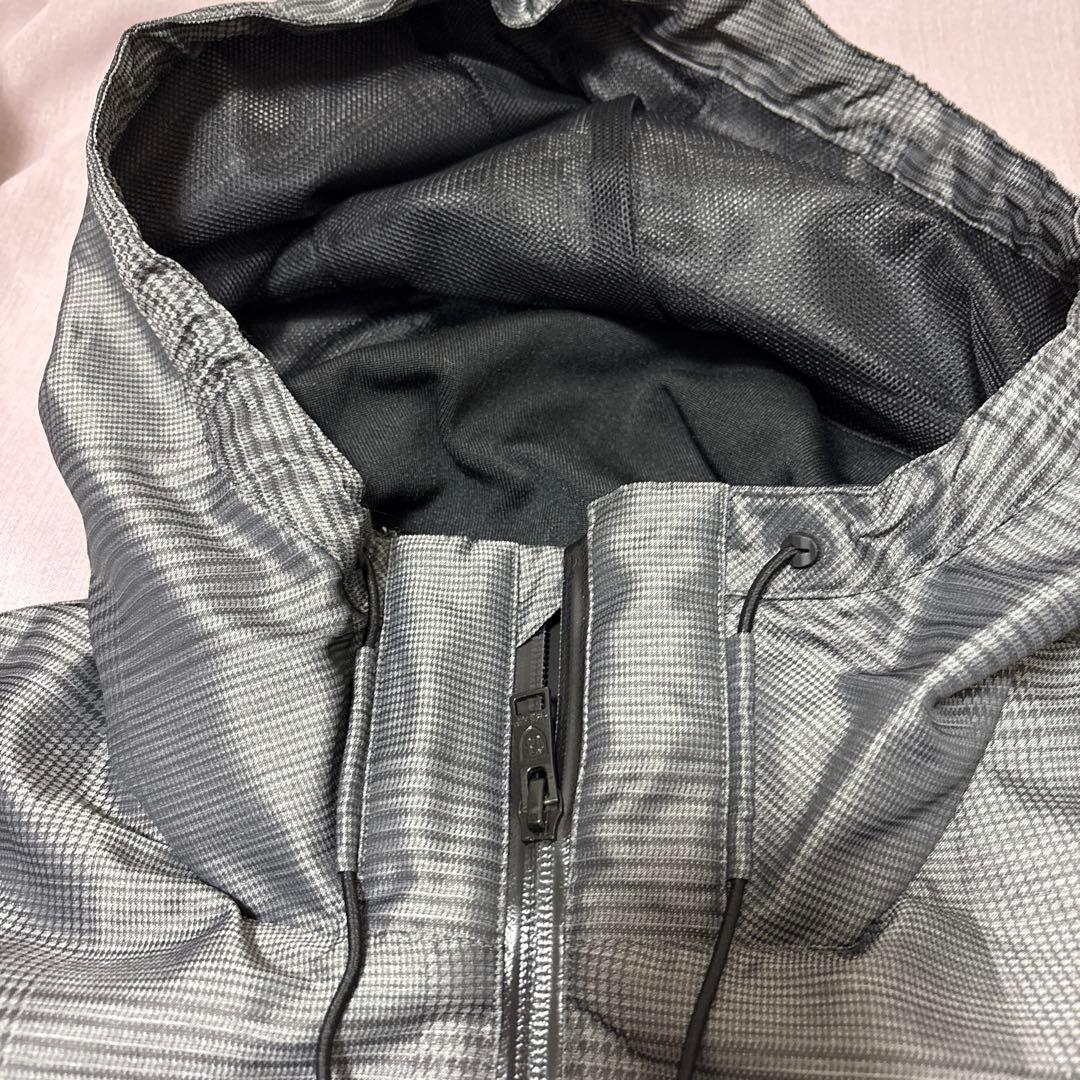 BLACK LABEL ブラックレーベル　ブルゾン フード付　グレーチェック