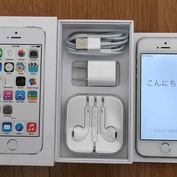 超美品IPhone 5s 64gb ソフトバンク シルバー