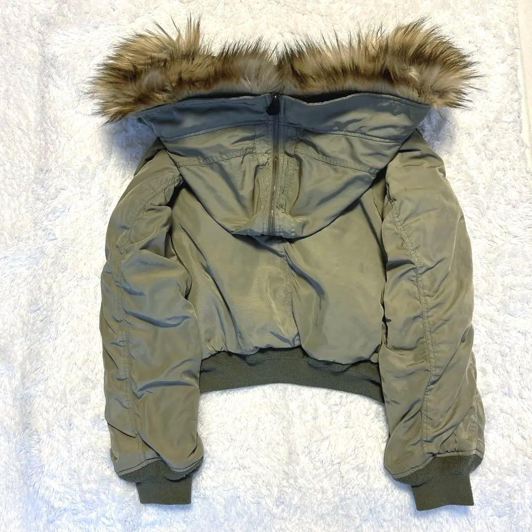 レア✨MOUSSY N2-B ファー ミリタリー ボンバージャケット ボア
