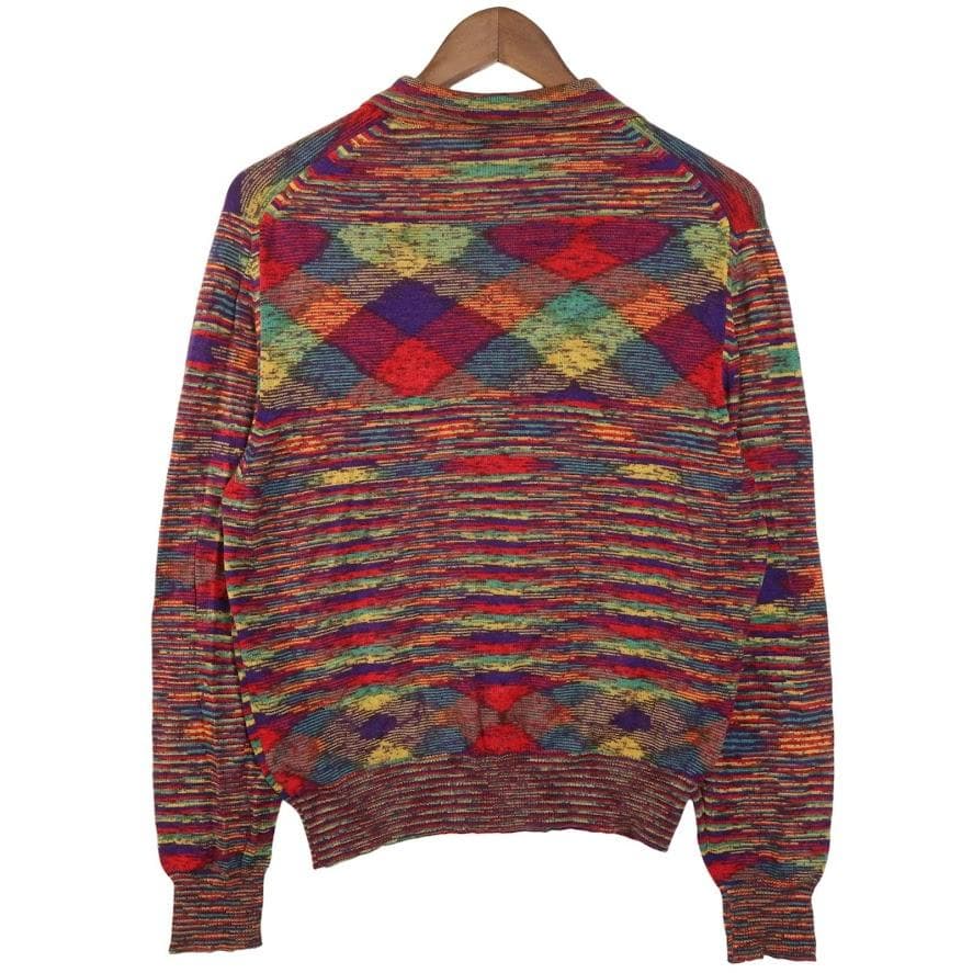 MISSONI ミッソーニ カシミヤ マルチカラー ニット カーディガン 42