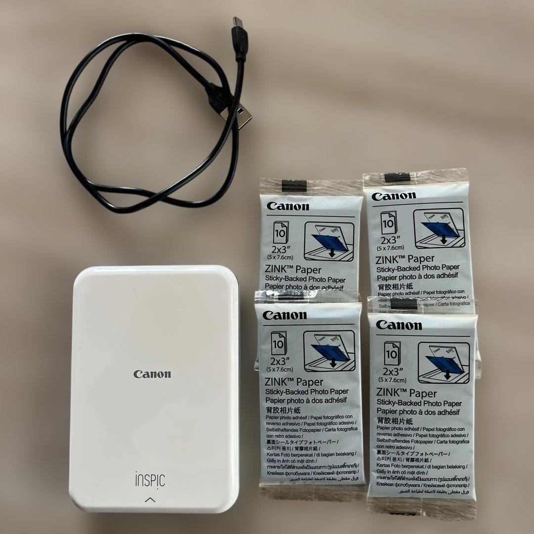 Canon inSPIC ポータブルプリンター + ZINKペーパー