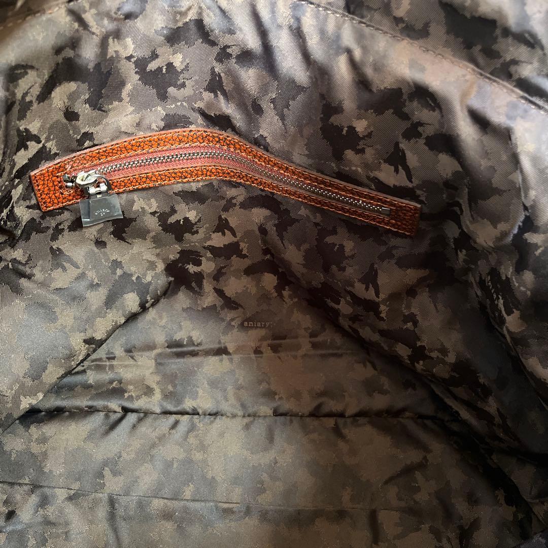 【未使用】超高級　aniary アニアリ レザートートバッグ 大容量　ブラウン