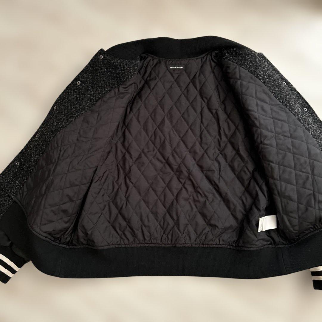 MG刺繍ロゴ付きスタジャン