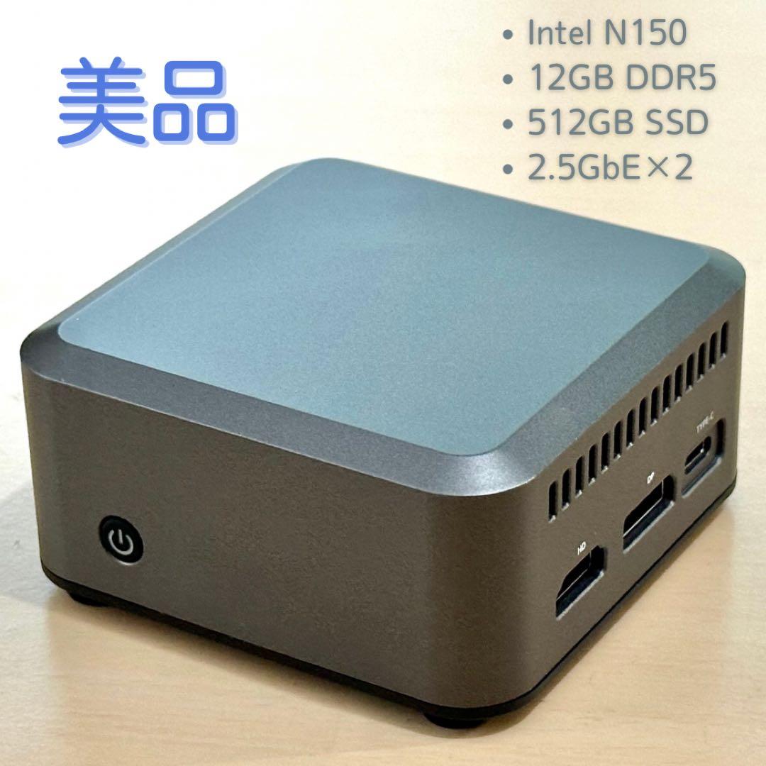 【美品】AOOSTAR N150 Pro 12GB/512GB 2.5G LAN