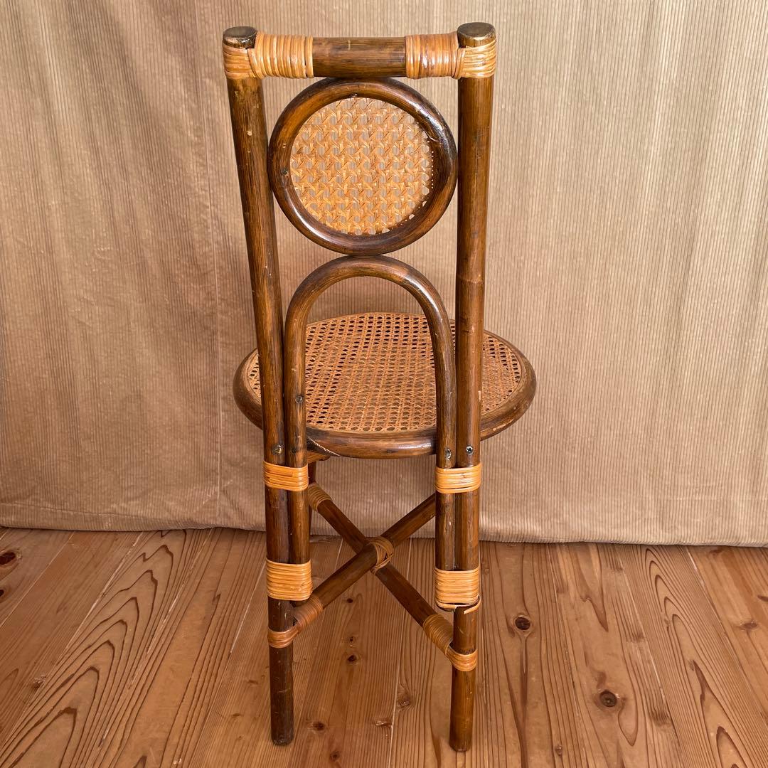 ラタン製 レトロアンティーク　椅子
