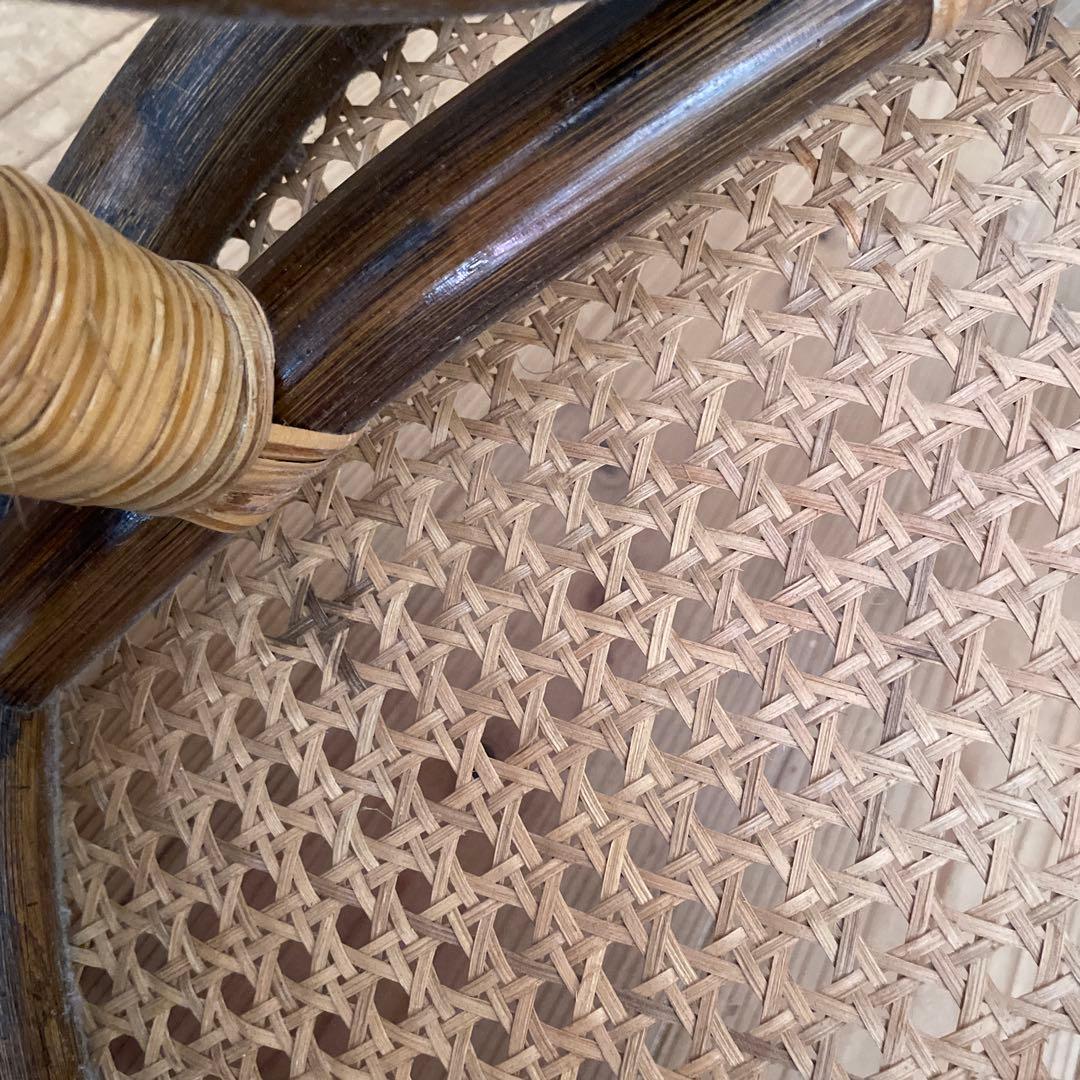 ラタン製 レトロアンティーク　椅子