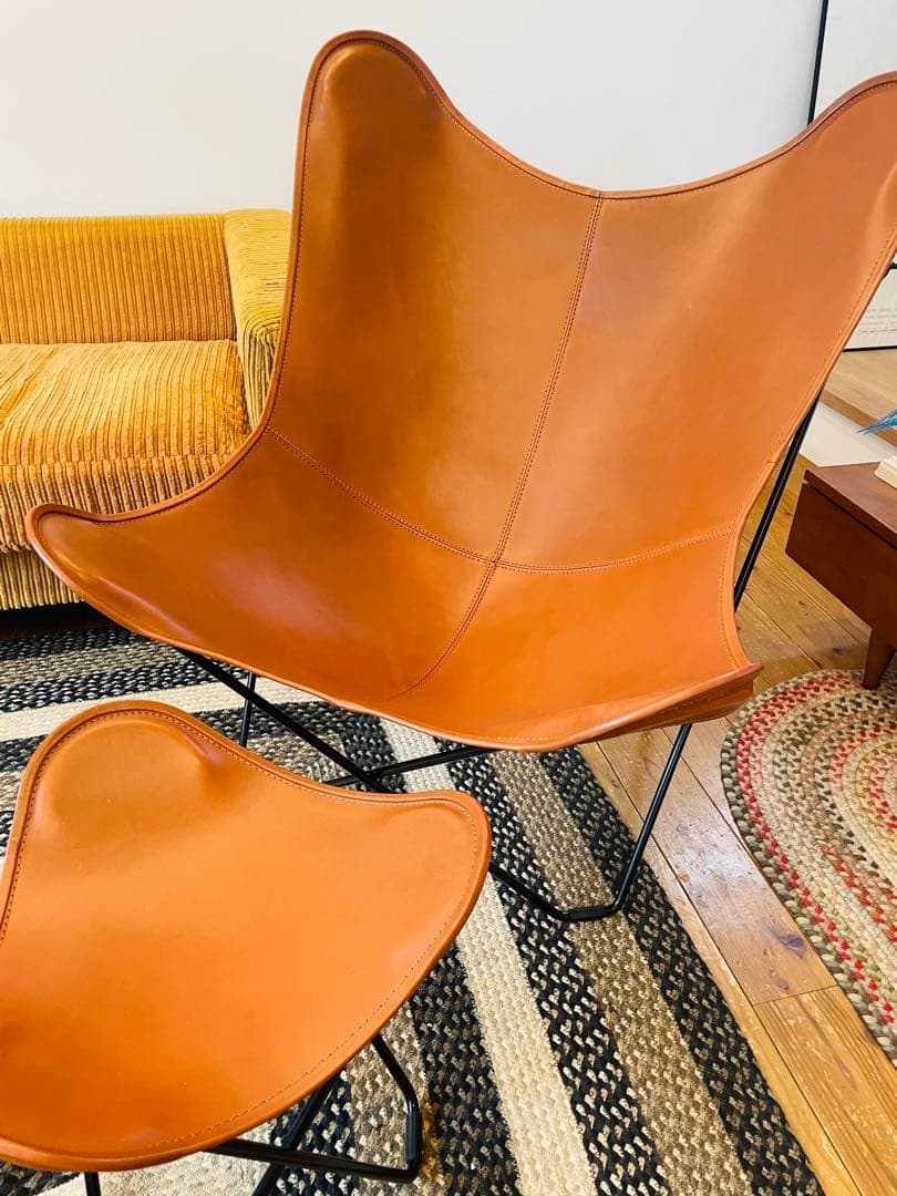 cuero BKF Chair バタフライチェア 大小セット