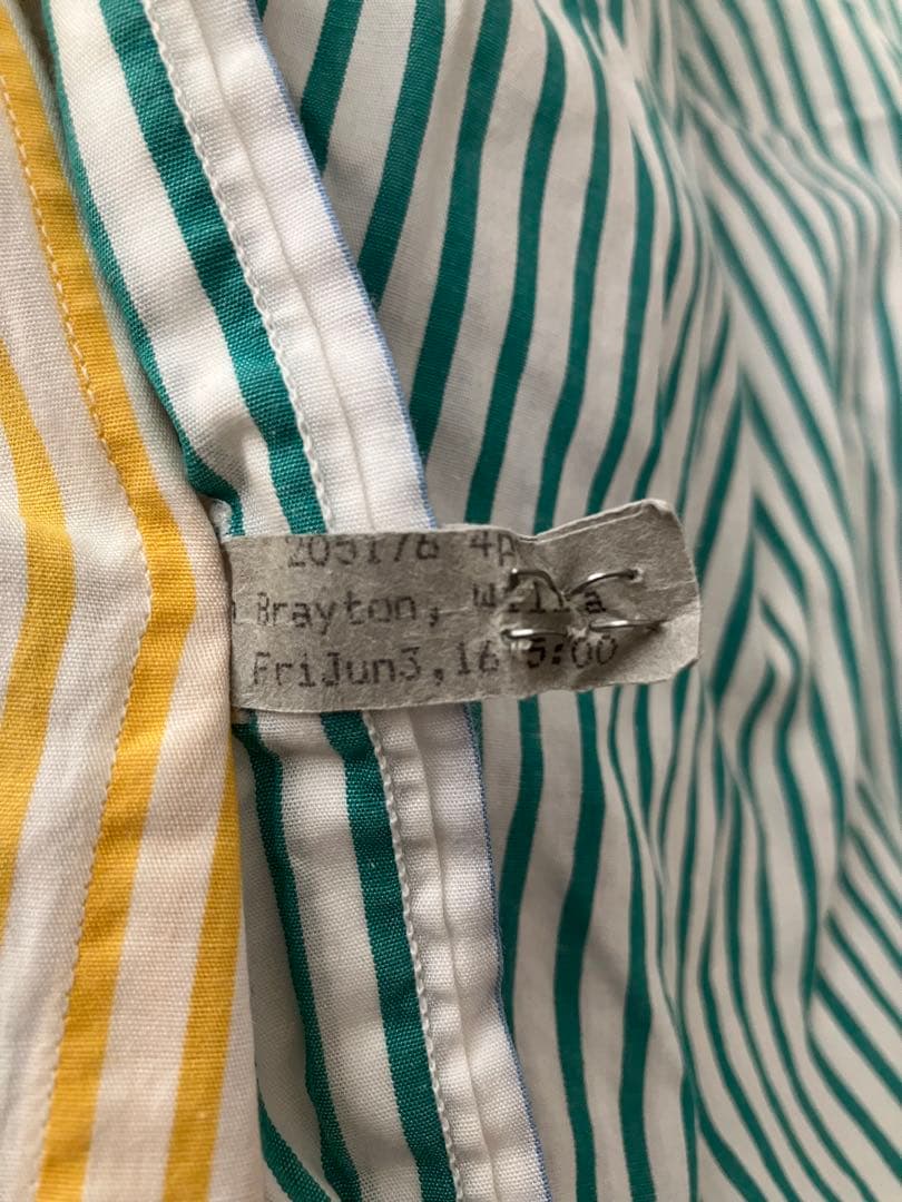 ブルックスブラザーズ　ファンシャツ　クレイジーパターン　アメリカ製　usa製