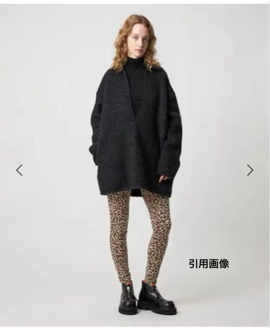 ＜6(ROKU)＞シャギー スキッパー プルオーバー ニット