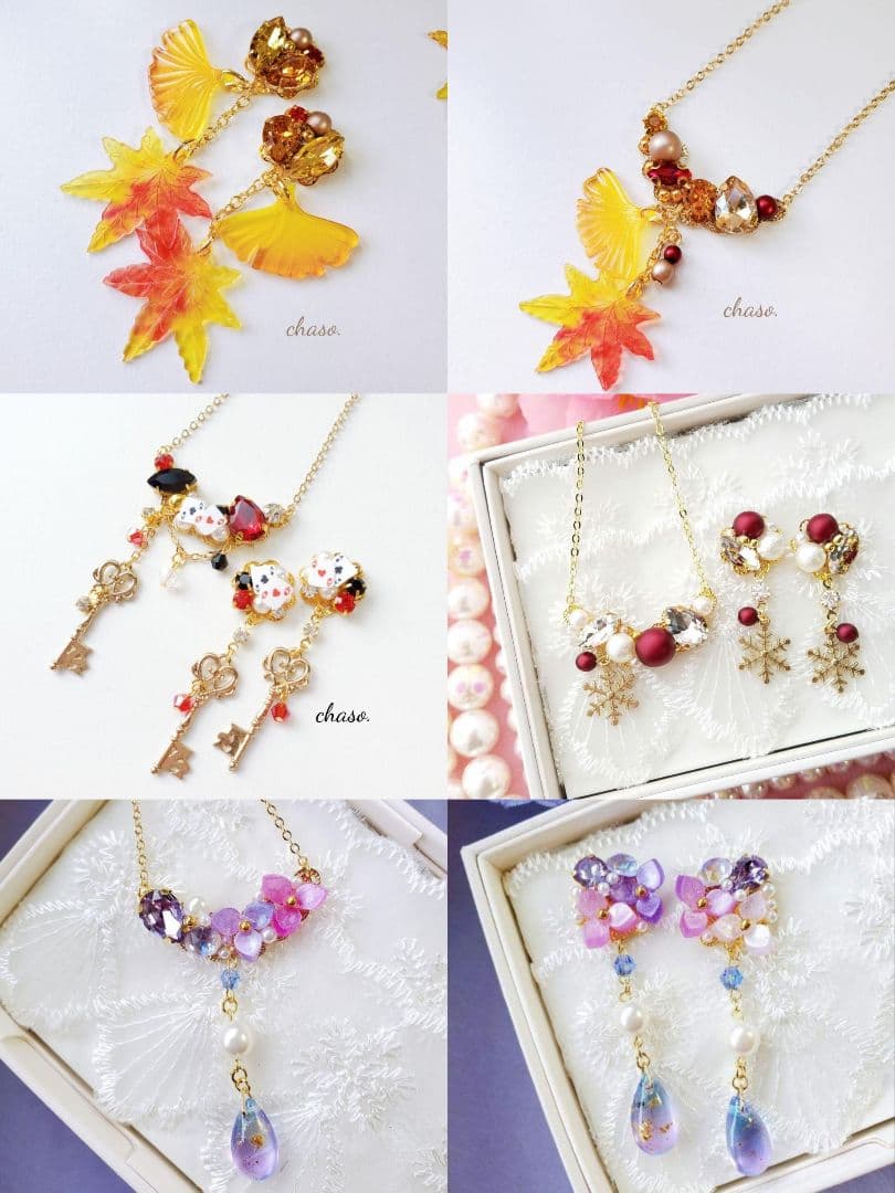 ブー子★ピアス&ネックレス