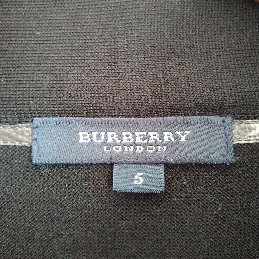 バーバリーロンドン　シルクコットン長袖ニット　ボウタイリボン　サイズ5