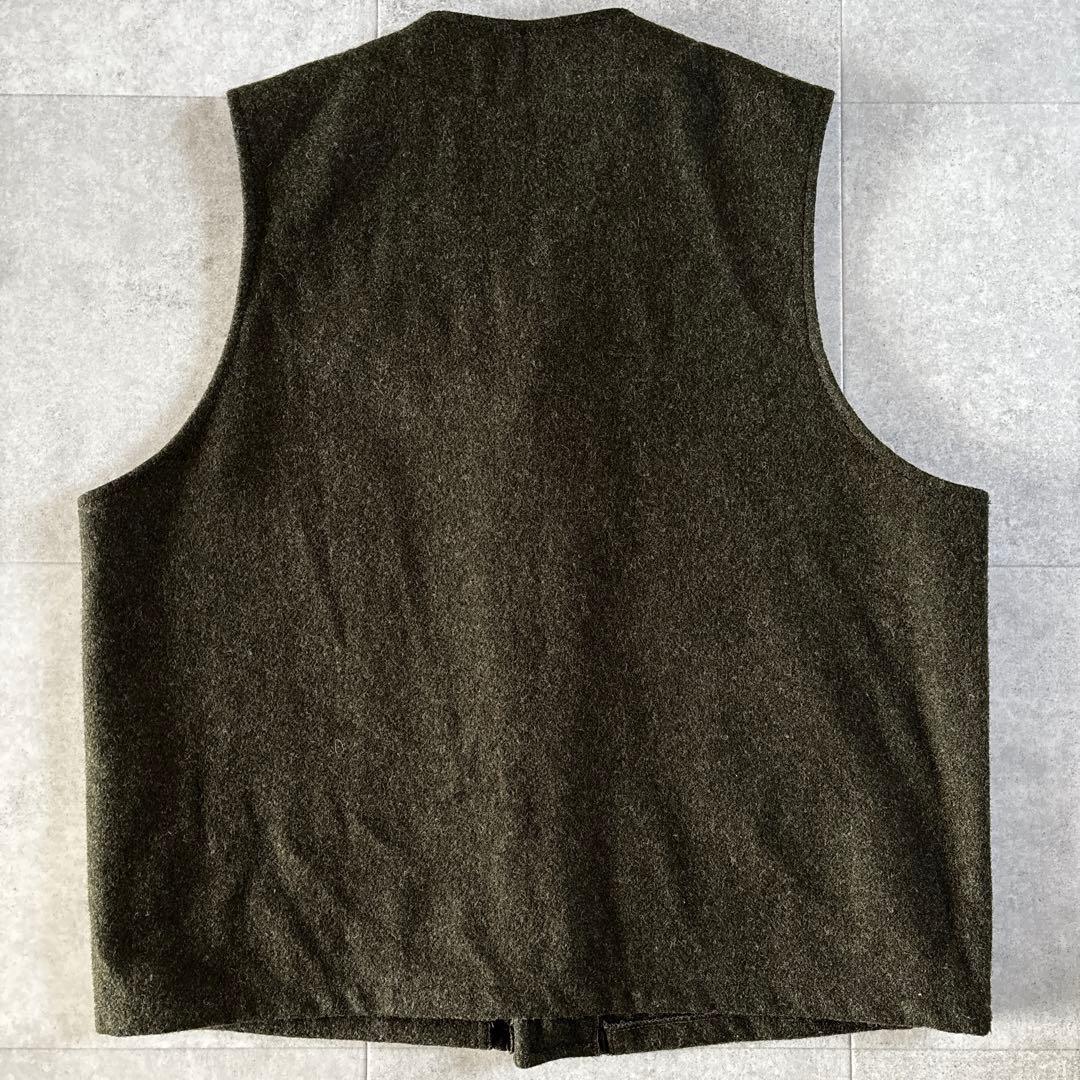 USA製 極美品 フィルソン マッキーノウール ベスト L フォレストグリーン