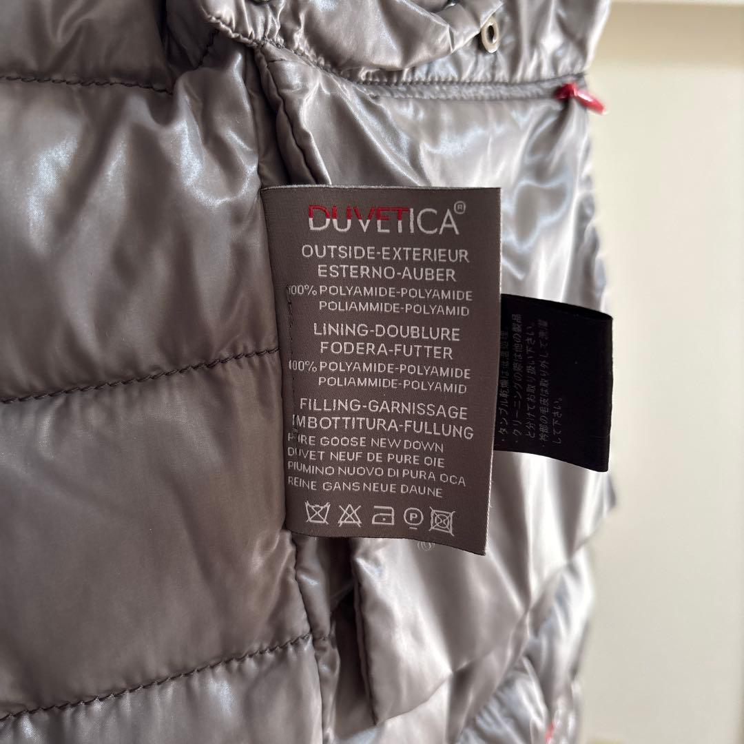 S00390 DUVETICA フォックスファー付きダウンコート ブラック 40