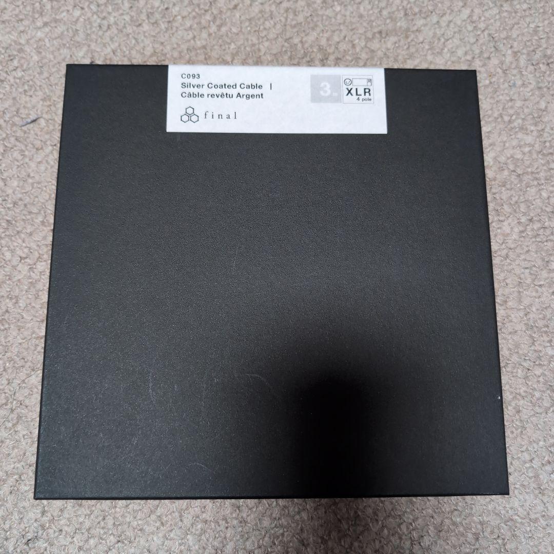 final シルバーコートケーブルC093 銀メッキケーブル 3m XLR 4極