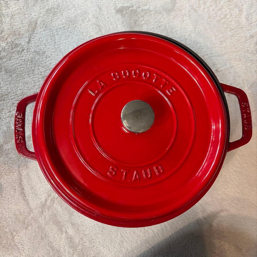 【年末セール本日のみ値下げ】STAUB LA COCOTTE 24cm 赤