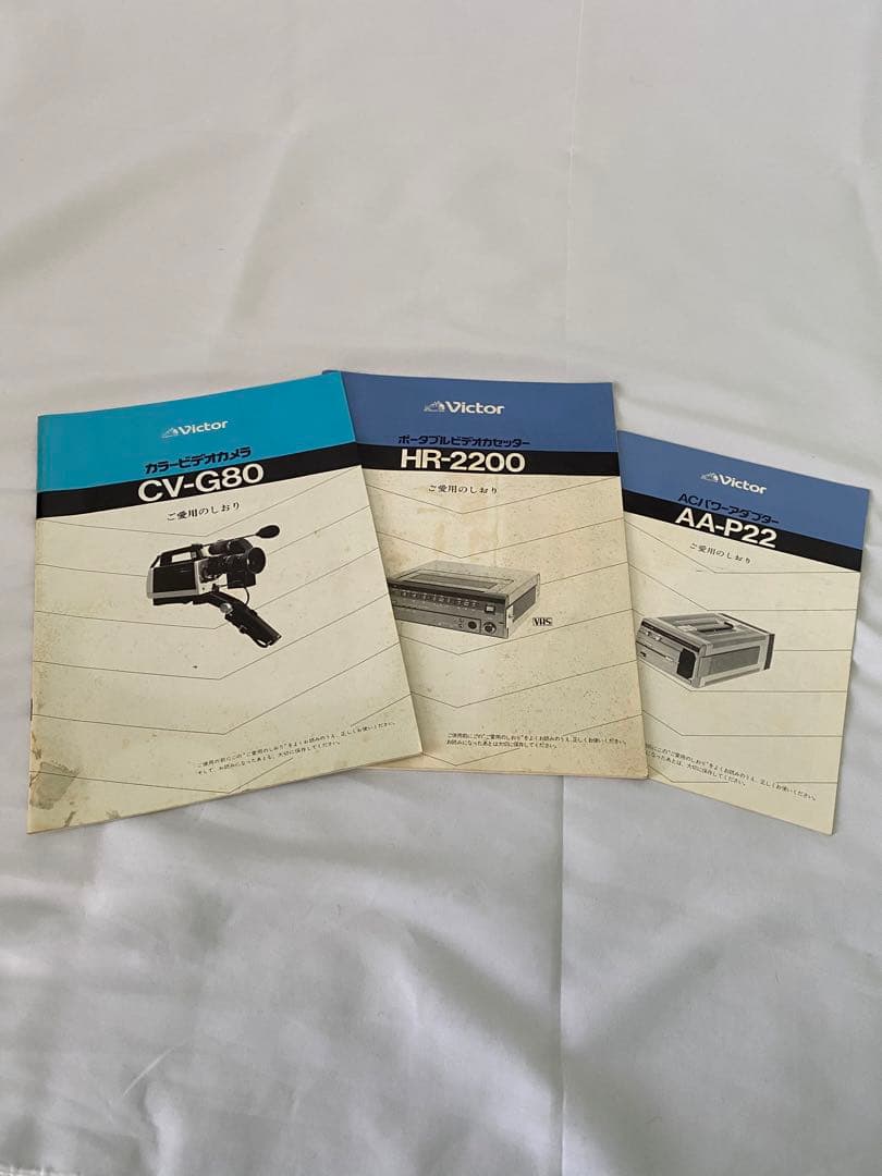 ビクターカラービデオカメラ　CV-G80