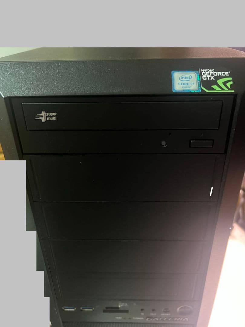 GALLERIA XF デスクトップPC モニター付き！動作確認済み！値下げ可能