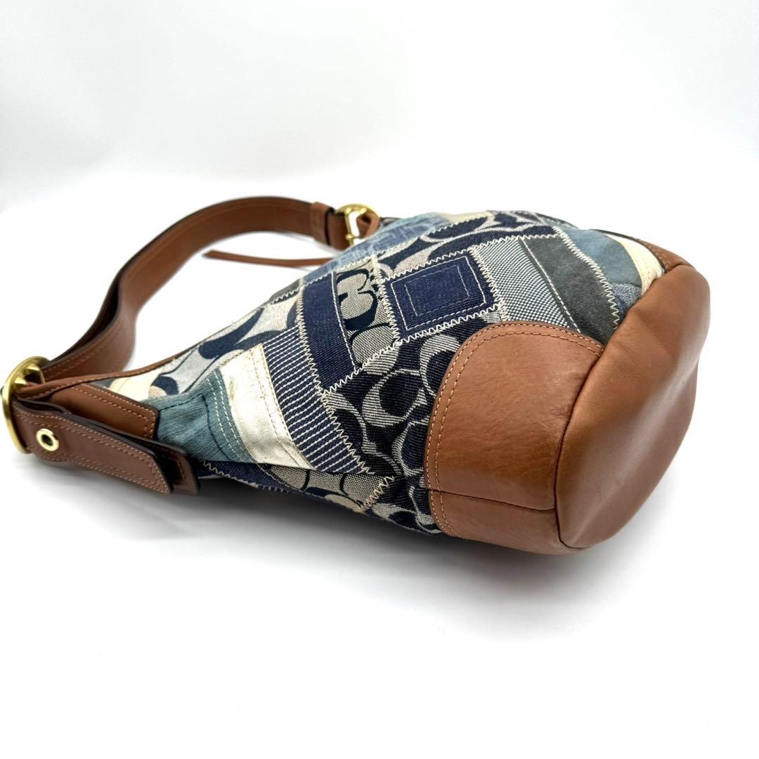 バッグ vintage coach Patchwork Shoulder Bag