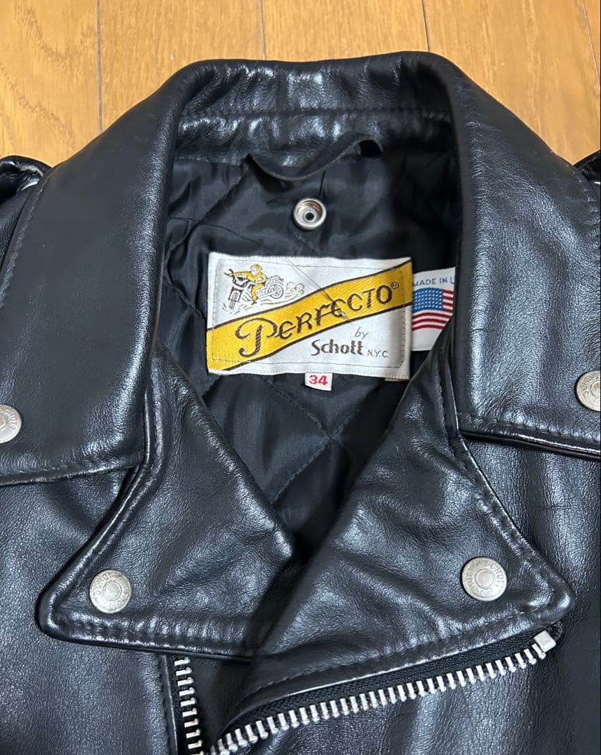 Schott 618 ライダースジャケット サイズ34
