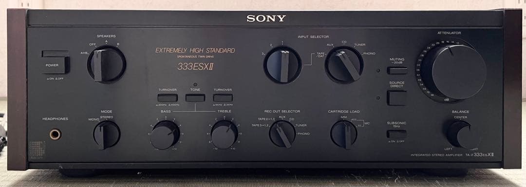 【ジャンク】TA-F333ESXⅡ SONY プリメインアンプ 通電確認のみ