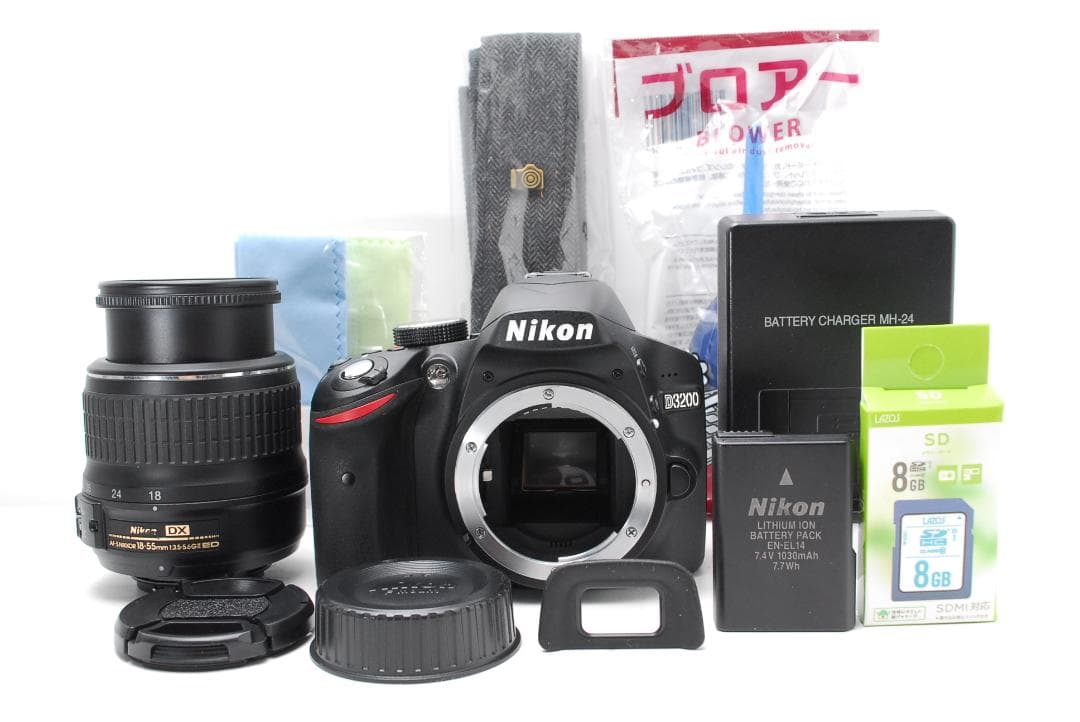 【ショット数４５１枚】Nikon D3200　スマホ転送　使用感少美品　動画OK