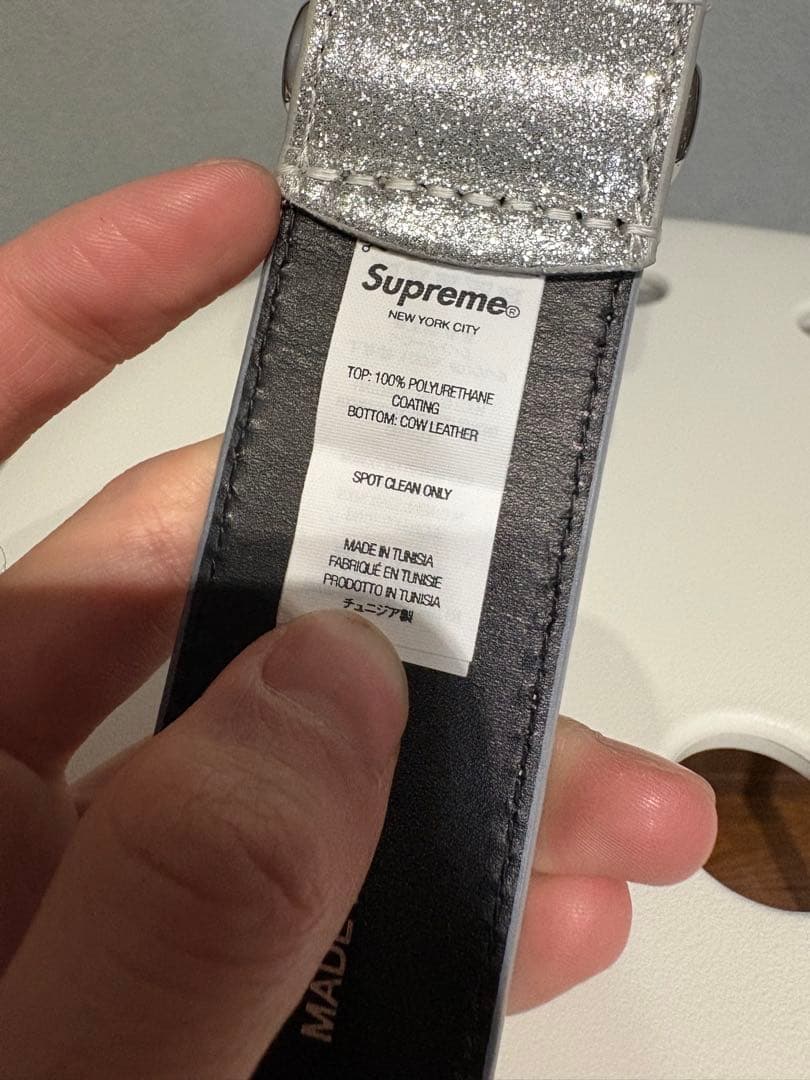 小物 Supreme Glitter Vinyl Ranger Belt