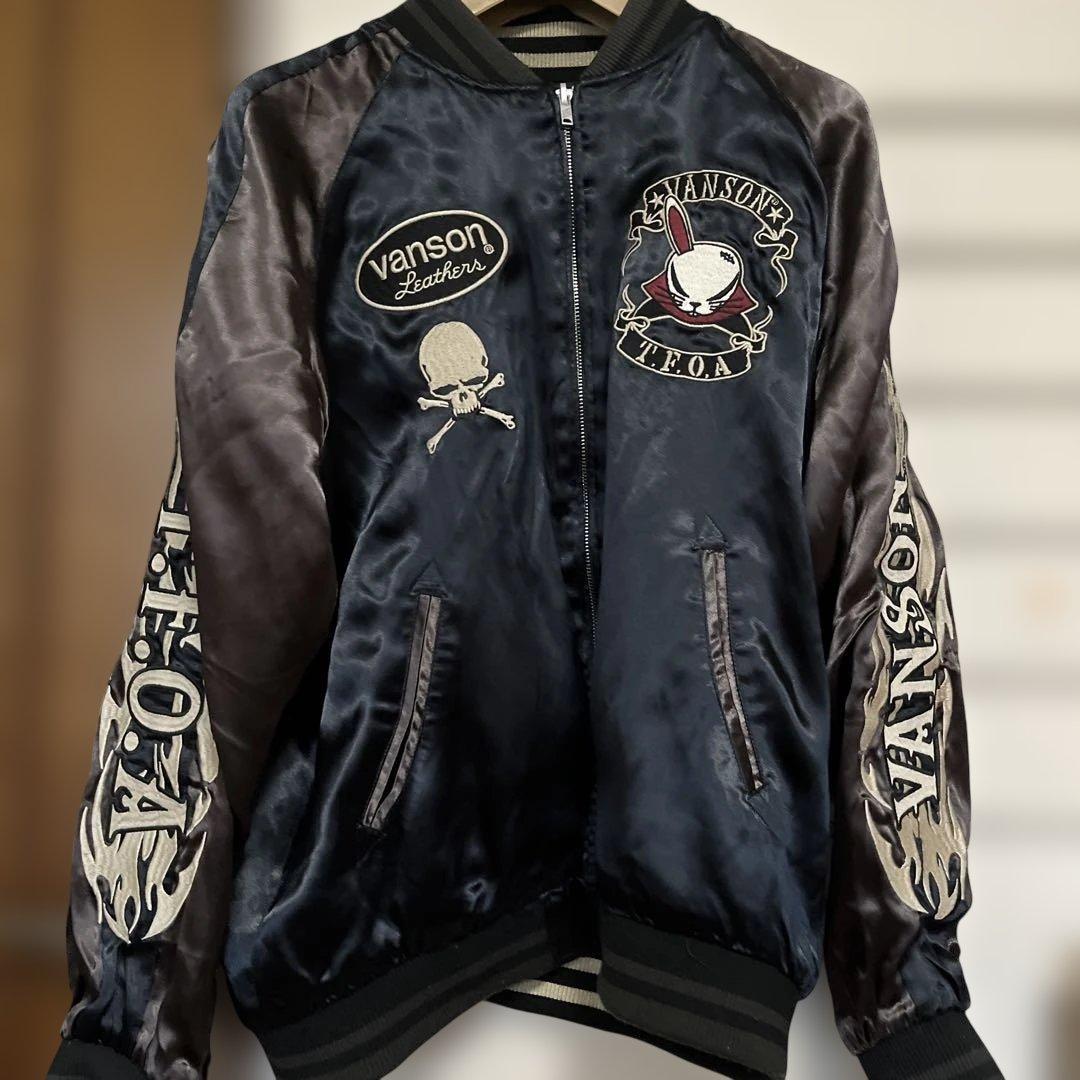 Vanson×クローズワースト坊屋春道武装戦線リバーシブルスカジャン