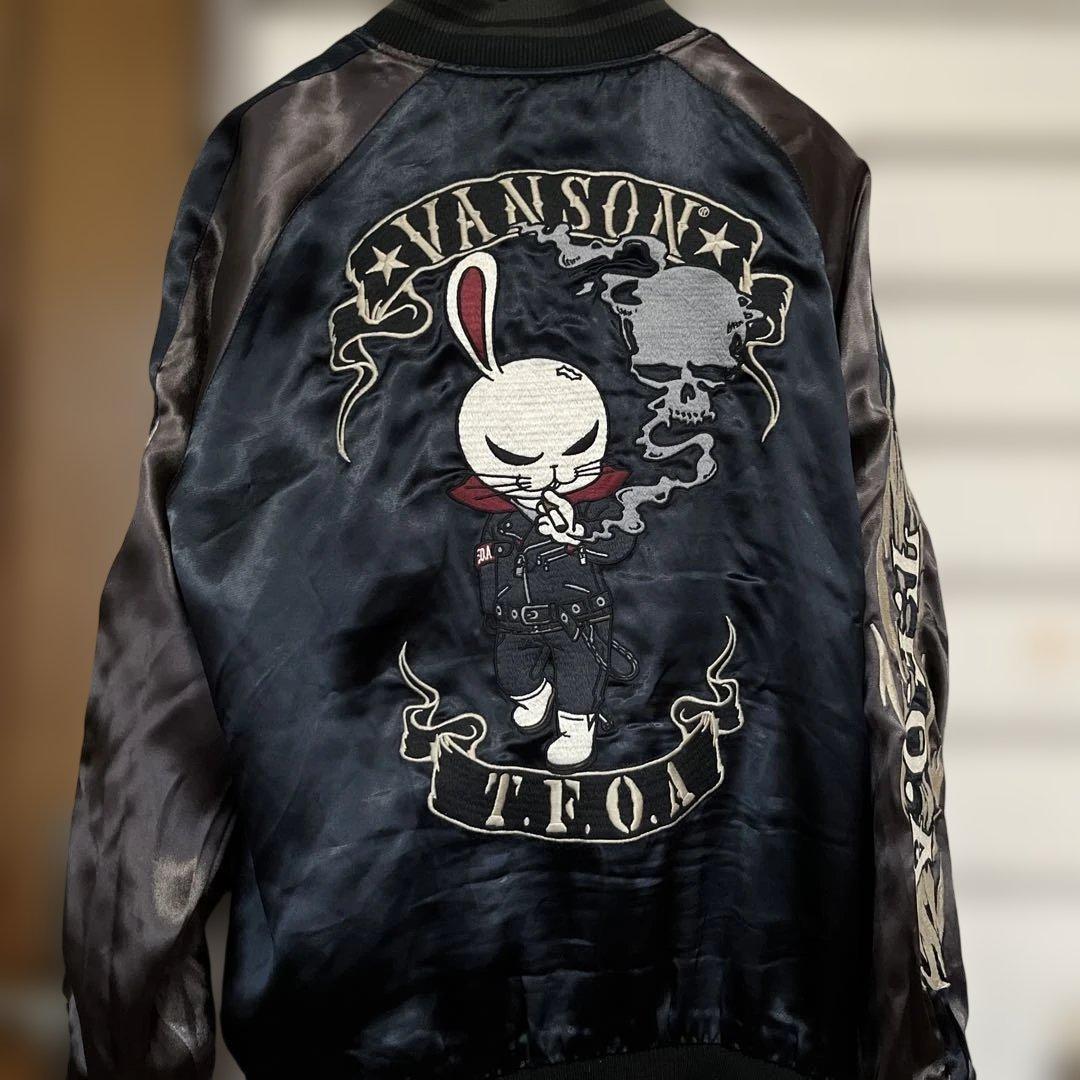 Vanson×クローズワースト坊屋春道武装戦線リバーシブルスカジャン